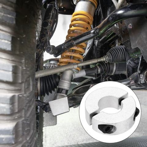 Product focus keyword: Aluminum Shaft Collar 16mm Bore Double Split Clamp Collars With M5 Set Screws For Industrial Automation And Conveyor Belt Systems Pack Of Six Pro Grade High Precision Durable Fit For Motors Drive Shafts Machine Tools And Printers, on 16mm shaft