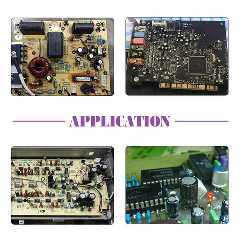 All In One Pro Grade 240Pcs 24 Kinds Electrolytic Capacitors Kit application in circuit boards.