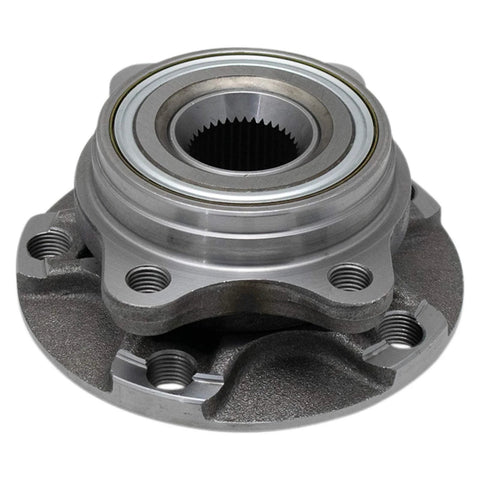 Front Left And Right Wheel Bearing And Hub Assembly Set For Audi A4 Quattro 02-08 And A4 02-05 shown on flat surface