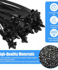 Dope Car Wire Clip Kit Pack Of 200 Universal Harness Clips And Cable Ties with high-quality materials text and icons