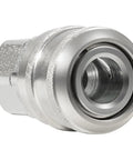One Quarter Inch FNPT A Style Air Fittings Pack Of Ten For Quick Push To Connect With Style A Plugs Close-up View