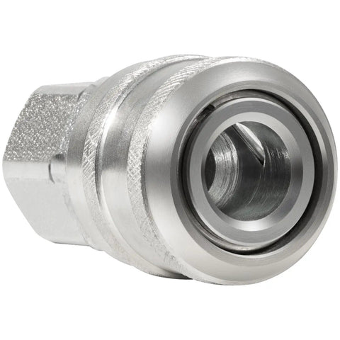 One Quarter Inch FNPT A Style Air Fittings Pack Of Ten For Quick Push To Connect With Style A Plugs Close-up View