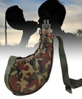 Big Capacity Outdoor Water Bottle With Oxford Cloth Canteen Design in camouflage, leakproof and easy to carry for adventures