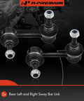 2 Pcs Rear Sway Bar Links Stabilizer Bar Links for Jeep Compass Patriot Chrysler 200 Avenger Caliber Outlander Outlander Sport Lancer Eclipse Cross RVR Fits 2007 To 2019 Models and More, Heavy Duty Suspension Upgrade, black steel