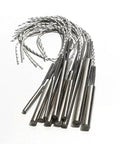 Heavy Duty 220V Cartridge Heater Elements 6mm Diameter Electric Tubular Immersion Air Heating Rods 200mm Length 490W 5 Pack
