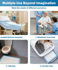 Heavy Duty Extra Large Disposable Bed Pads 36X36 Inches 100 Count Beast Level Absorbency Waterproof Underpads for hospital bed use.