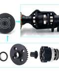 Beefed Up Steel Bevel Gear Set With 12T-33T Overdrive And 10T-35T Underdrive Differential Gears Ring Pinion for TRX4 TRX6 view