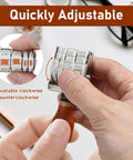 Dope Self Inking Roller Date Stamp Featuring Adjustable Day Month And Year Settings From 2025 To 2036 With A Solid Storage Base for easy date adjustments.