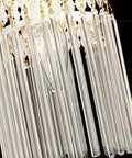 Modern Crystal Chandelier Pendant Light Fixture For Bedroom And Living Room Serving Major Home Vibes With Hassle Free Setup And That Flawless White Glow Upgrade, focus on clear glass shades.