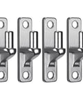 304 Stainless Steel Heavy Duty Gate Hinges 4 Pack, One-Piece Non-Welded Wall Mount With 5/8 Inch Pin for outdoor gates