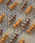 Monolithic Ceramic Capacitor Kit With 24 Values For Electronics Prototyping And Experiments, 50V Rating, on circuit board