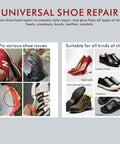 Thirty Second Rapid Shoe Glue For All Footwear Waterproof Clear Adhesive That Bonds Sneaks Boots Heels Leather Shoes In Seconds