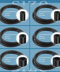 Six Piece Silicone Vacuum Hose Kit With 4.9 Ft Of Flexible Vacuum Lines And Tube Cutter, Size Range 1/8 In To 3/8 In