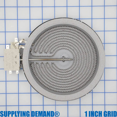 Radiant Surface Element Replacement For Electric Range Six And Three Eighths Inch 1200W DG47-00060A 4010987 on grid