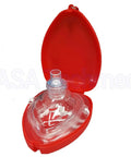 Pocket CPR Mask Kit For Adults And Kids With One Way Valve, Hard Case Resuscitation Kit With Wrist Strap, Gloves, Wipes, And Keychain Face Shield