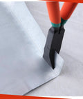Beefy 2 Pack 7 Inch Metal Hand Seamers Pliers Set With Straight Jaw And 45 Degree Jaw used for bending sheet metal