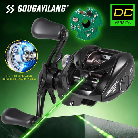 Digital Anti Backlash Baitcasting Reel No Fuss Casting With Smart Braking System Highlighting Gear and Control Features