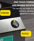One-touch forward and reverse rotation switch on Heavy Duty Wet And Dry Bench Grinder Electric Knife Sharpener Tool.
