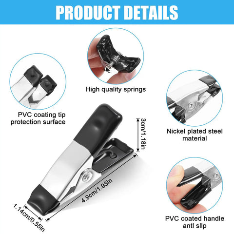 20 Pack Small Clamps For Garden And Crafts, Mini Heavy Duty Spring Clamps With Three Quarter Inch Jaw Opening, product details