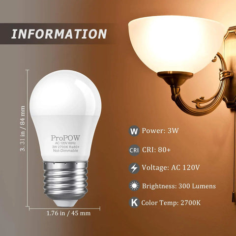 Diagram of 25 Watt Equivalent A15 E26 LED Bulbs Soft White 2700K Cozy Home Lighting Low Watt for Home Bedroom Table Lamps Pack of 6