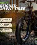 True 4.0 Inch Fat Bike Inner Tube For 20x4 Fat Tires And 20x4.5 Wide Ebikes Durable Butyl Rubber With 32mm Schrader Valve 2 Pack Built For Heavy Duty Ebikes Snow And Beach Rides Built For Tough Trails No Flat Reliability.