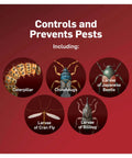 GrubEx1 Season Long Grub Killer For Lawns Kills Grubs When Young And Prevents Turf Damage For Up To 4 Months pest control illustration
