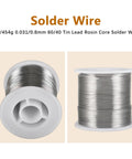 Sixty Percent Tin and Forty Percent Lead Rosin Core Solder Wire for Electrical Soldering, One Pound Pack, Diameter 0.031 Inch (0.8mm)