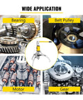 Heavy Duty Hydraulic Gear Puller Plus Wheel Bearing Separator With Adjustable Two Or Three Jaws for various applications including gear and motor.
