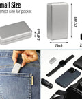 Heavy Hitter Stainless Steel Fidget Slider Featuring Dense Tracks And Slick Spring Action Built As A Next Level EDC Stress Reliever And Anxiety Focus Block For Everyday Tactical Flex Satisfaction in small pocket-sized design.