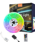 9.8ft RGB LED Strip Lights Kit With Remote Control Dimmer Box For Room Bedroom TV Cupboard Decoration 5050 LEDs