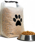 Large Roll Top Pet Food Storage Bag With Airtight Seal Keeps Kibble Fresh 40 Cup Capacity BPA Free Food Grade Pet Safe For Camping