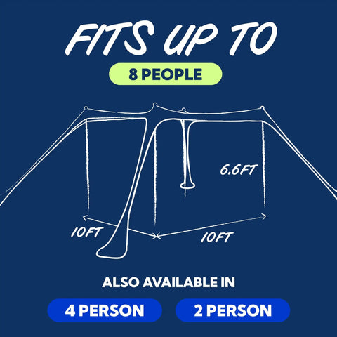 Beach Tent Sun Shelter UPF50 Plus Easy Pop Up Canopy For Beach Camping Fishing And Park Picnics fits up to 8 people