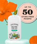 Before You Go Pocket Toilet Spray On The Go Freshener With Funk Lock Technology, Beach Bum Coconut Orchid Scent, Against orange flower