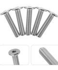 Beefy 20 Pack M8x35 Hex Socket Cap Screws Fully Threaded Bolts For Cat Tree Spare Parts And Furniture Connectors Replacement