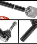 Front Inner And Outer Tie Rod End Kit For Dodge Journey 2009 Through 2020 Direct Fit Replacement To Fix Loose Steering Squeaky Clunky Noises And Unstable Handling With Durable Alloy Steel Joints For An Easy Install And A Smoother Ride, close-up detail