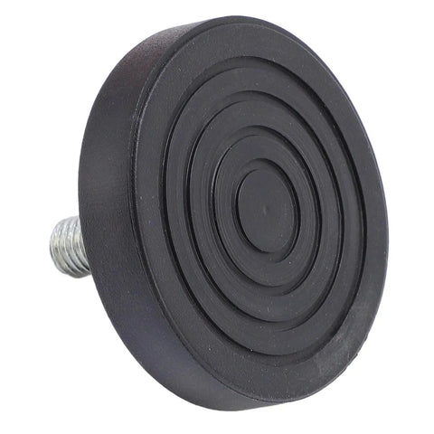 Heavy Duty Rubber Feet Levelers For Furniture Protection And Stability 58mm Diameter Screw On No Slip Floor Protectors Close-Up