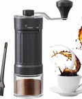 Manual Coffee Grinder With 40 External Adjustable Settings for Espresso, Pour Over, French Press, portable burr mill