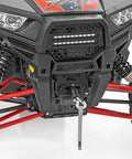 Heavy Duty Winch Mounting Plate For Polaris RZR XP 1000 2014 Through 2022 Black Steel Construction Built For Off Road Recovery