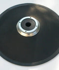 Solid Molded Rubber Grease Follower Plate For 120 Pound Drums Sixteen Gallon Capacity With Two And One Eighth Inch Downtube