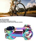 Lightweight Aluminum Alloy Bicycle Stem With CNC Machining In Dazzle Color, 31.8mm Handlebar Stem For Mountain And Road Bikes