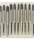 M3.5 Metric Tap Manual Thread Cutter Carbon Steel Straight Flute For Automotive Machinery And DIY Repairs Durable Tool For Cutting Precise Female Threads In Metalworking, set of taps
