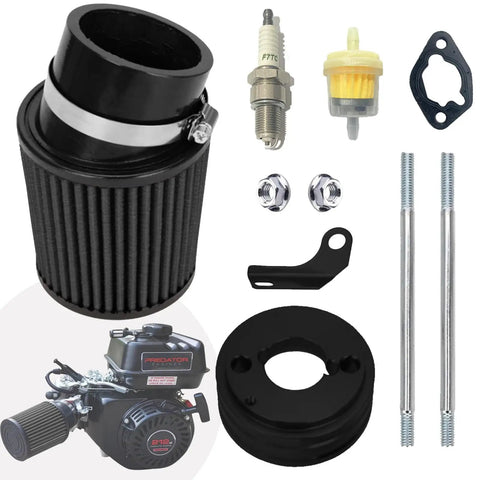 coleman mini bike filter Predator 212cc Air Filter Kit Upgrade For 196cc Engines ✓