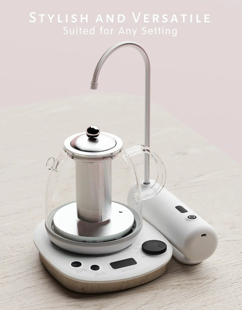 Sea Ghost Desktop Water Bottle Dispenser With USB Type C Charging, Automatic Pump For 5 Gallon And Universal Bottles, 6000mAh Battery