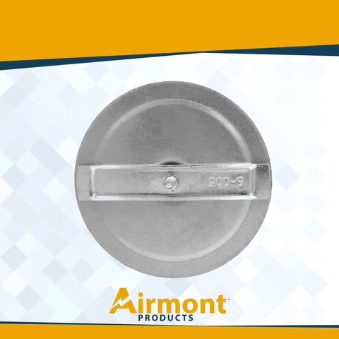 Heavy Duty Galvanized Steel Electrical Box Knockout Plugs Two Inch Screw And Bar Hole Seal with a shiny metallic finish.