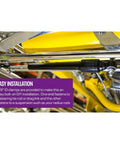 Chrome Steering Stabilizer For Straight Axle Hot Rods Fits Hairpin And Four Bar Front Suspensions Reduces Vibration