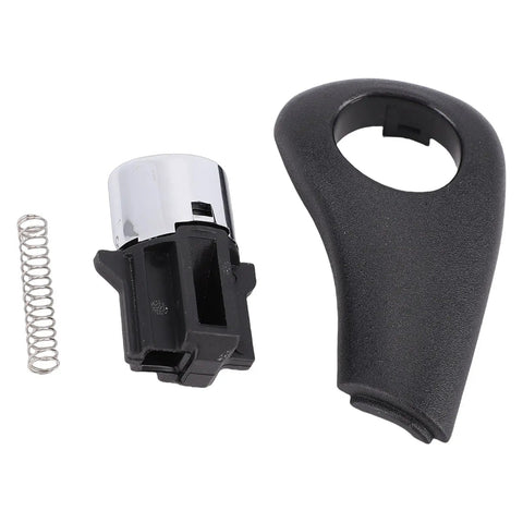 Top Pick Shifter Handle Button Repair Kit With Side Plate And Spring For Honda Civic Dlx Lx Ex Exl 2003 To 2005 Smooth Install No Tools Needed Black Plastic Complete Parts Swap Made Easy replacement parts on white background