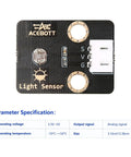 Six Pack LDR Light Sensor 5516 Photoresistor LM393 3 Pin 3.3 to 5V Compatible With Arduino and ESP32 Easy Plug with XH254 Quick Connect Cables and Slot Style Mount 3.16x2.38cm