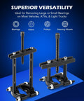 5 Ton Bearing Puller Set with Bearing Separator and Pinion Wheel Removal Kit displayed on blue background