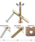 Heavy Duty Hold Down Clamp Kit 2 Sets For Engraving Machine And CNC Router Aluminum Alloy 100mm Press Plates close-up view