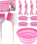 11 Piece Hair Coloring Kit For Home Dyeing With Pro Grade Tools Including Mixing Bowl Dye Brush Clips And Earmuffs Perfect For Bleaching And Dye At Home